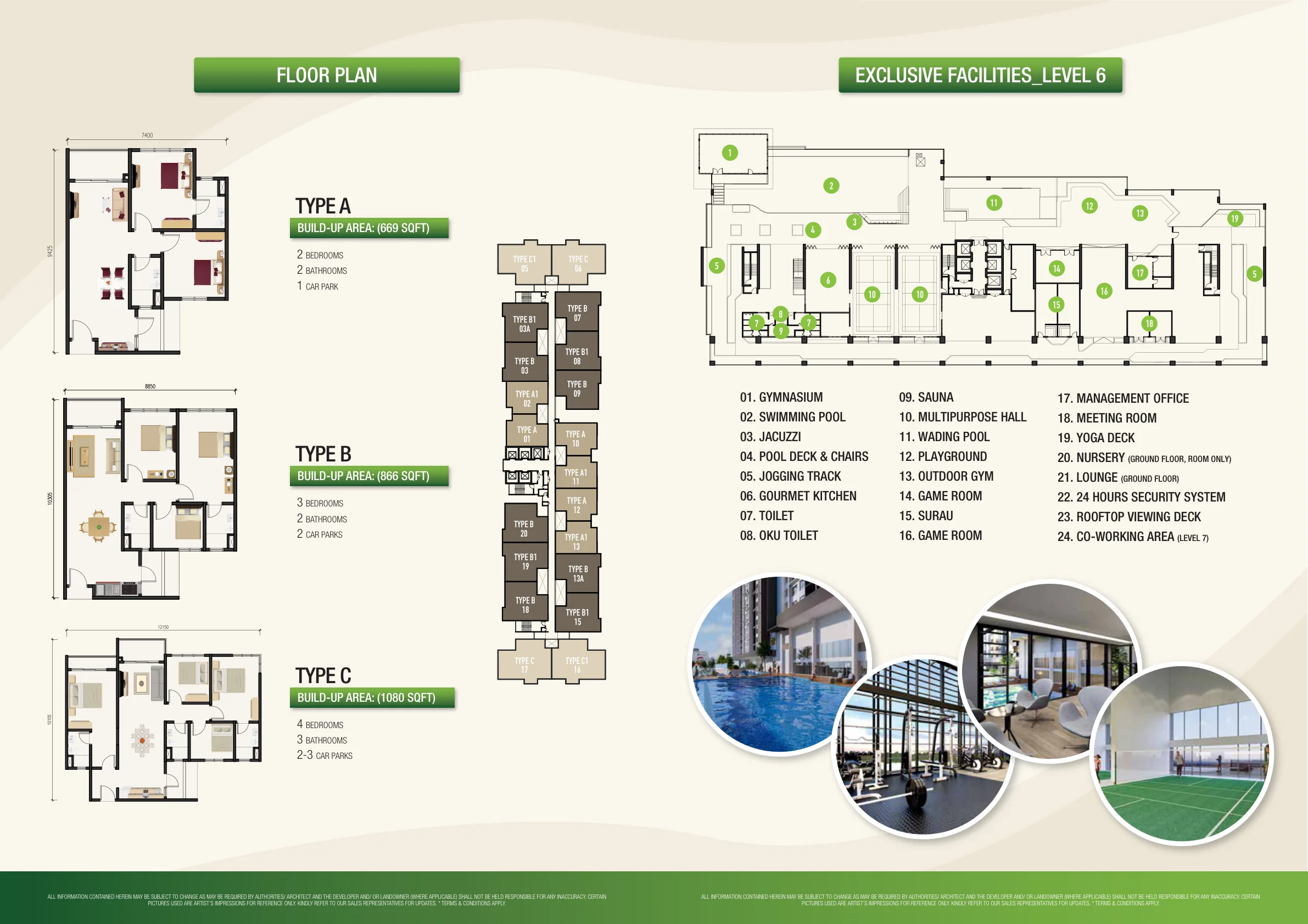Ambience Residence (Residensi Ambien) floor plan 1