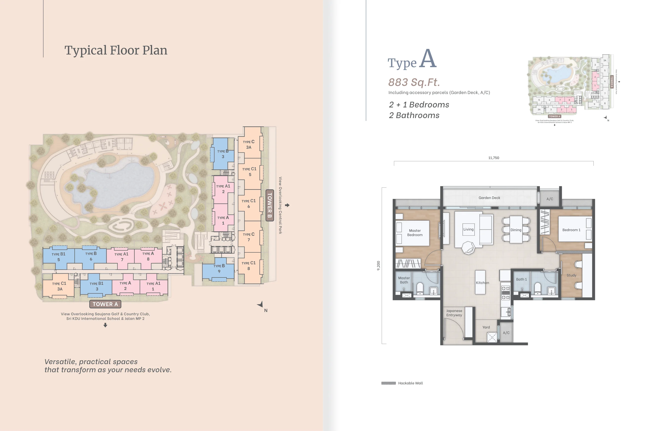 Amika Residences floor plan 1