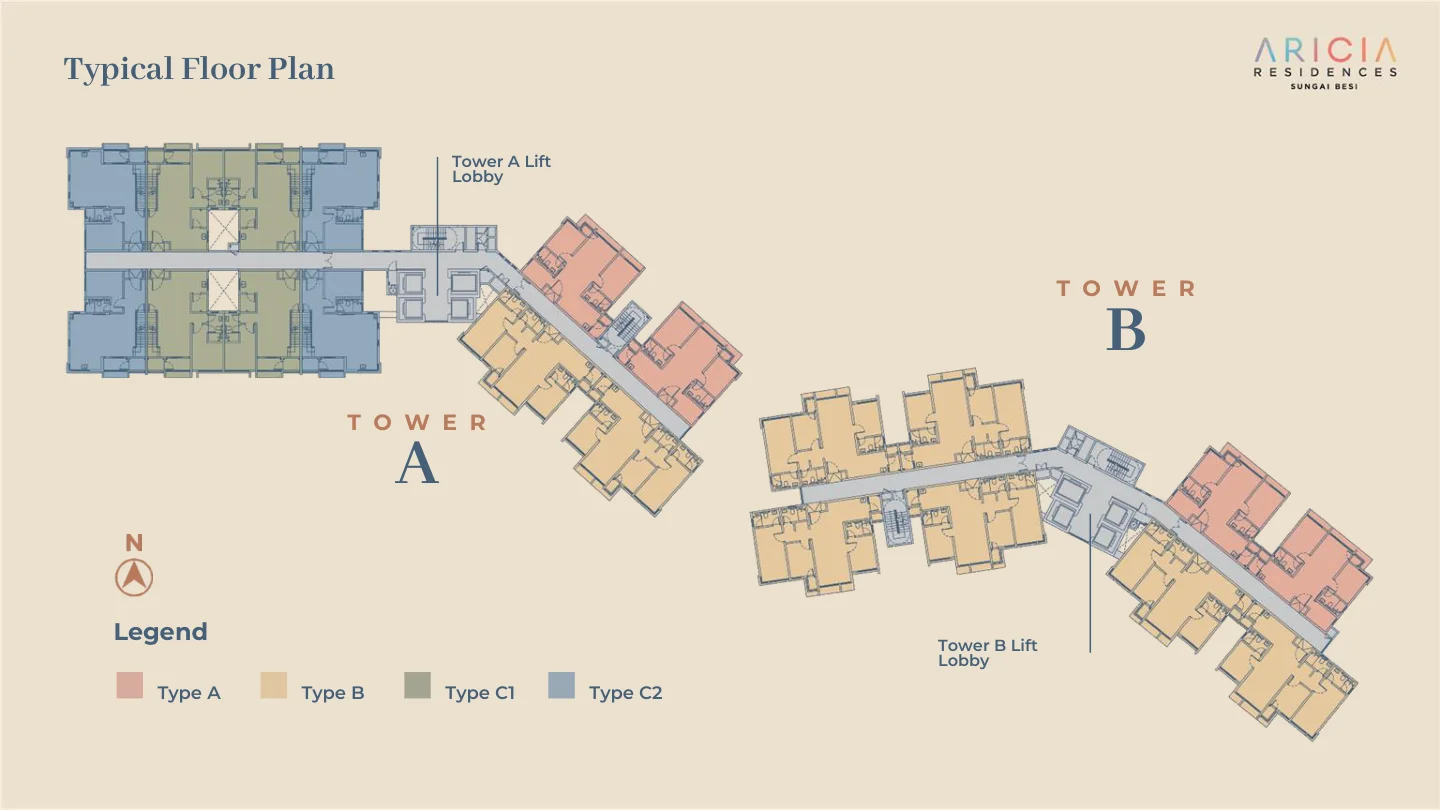 Aricia Residences floor plan 1