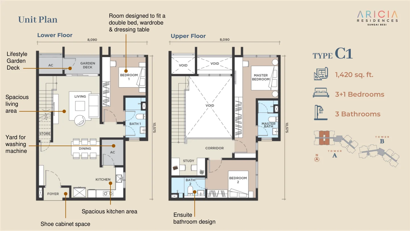 Aricia Residences floor plan 4