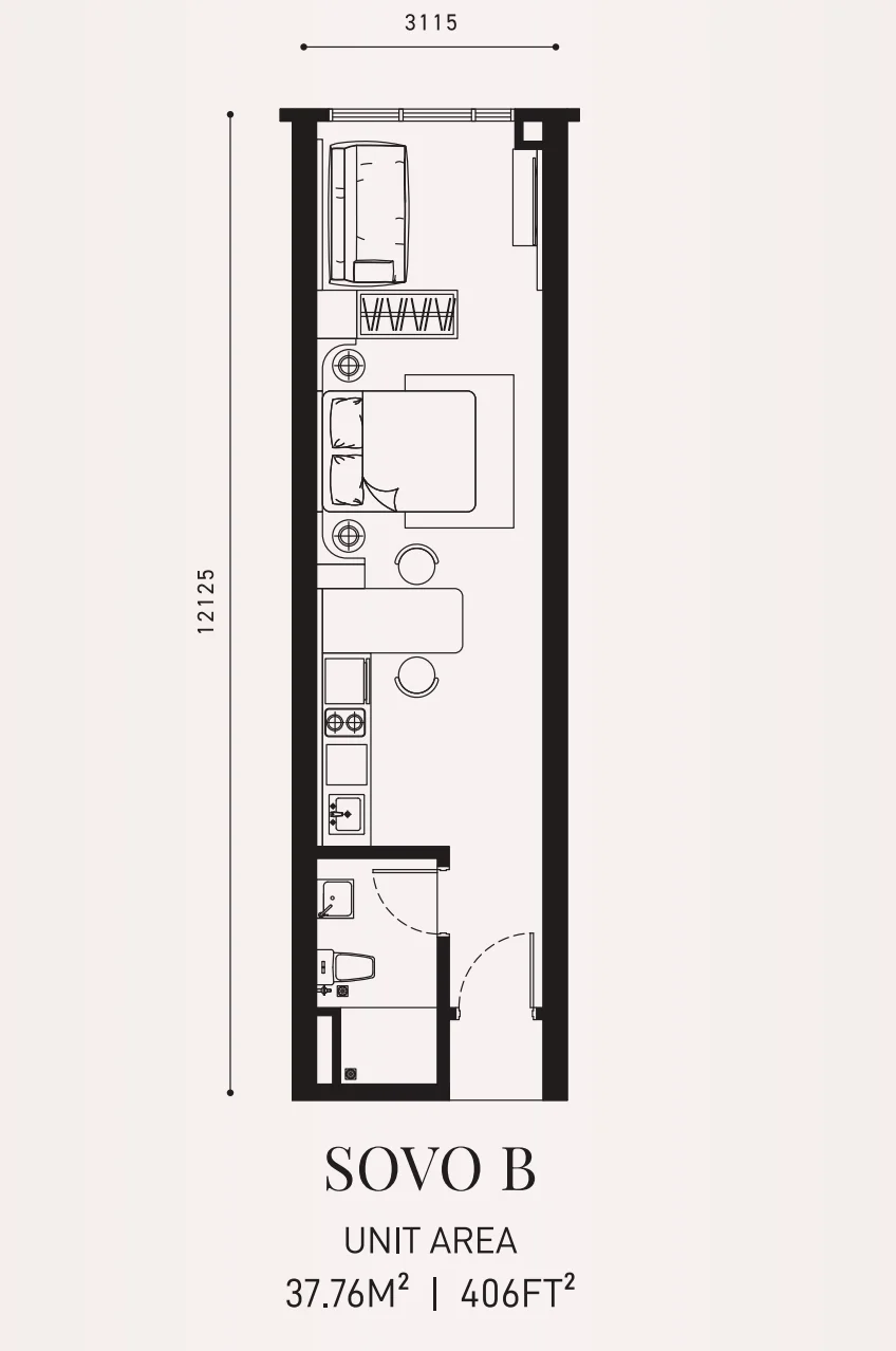 Armani Hallson KLCC floor plan 2