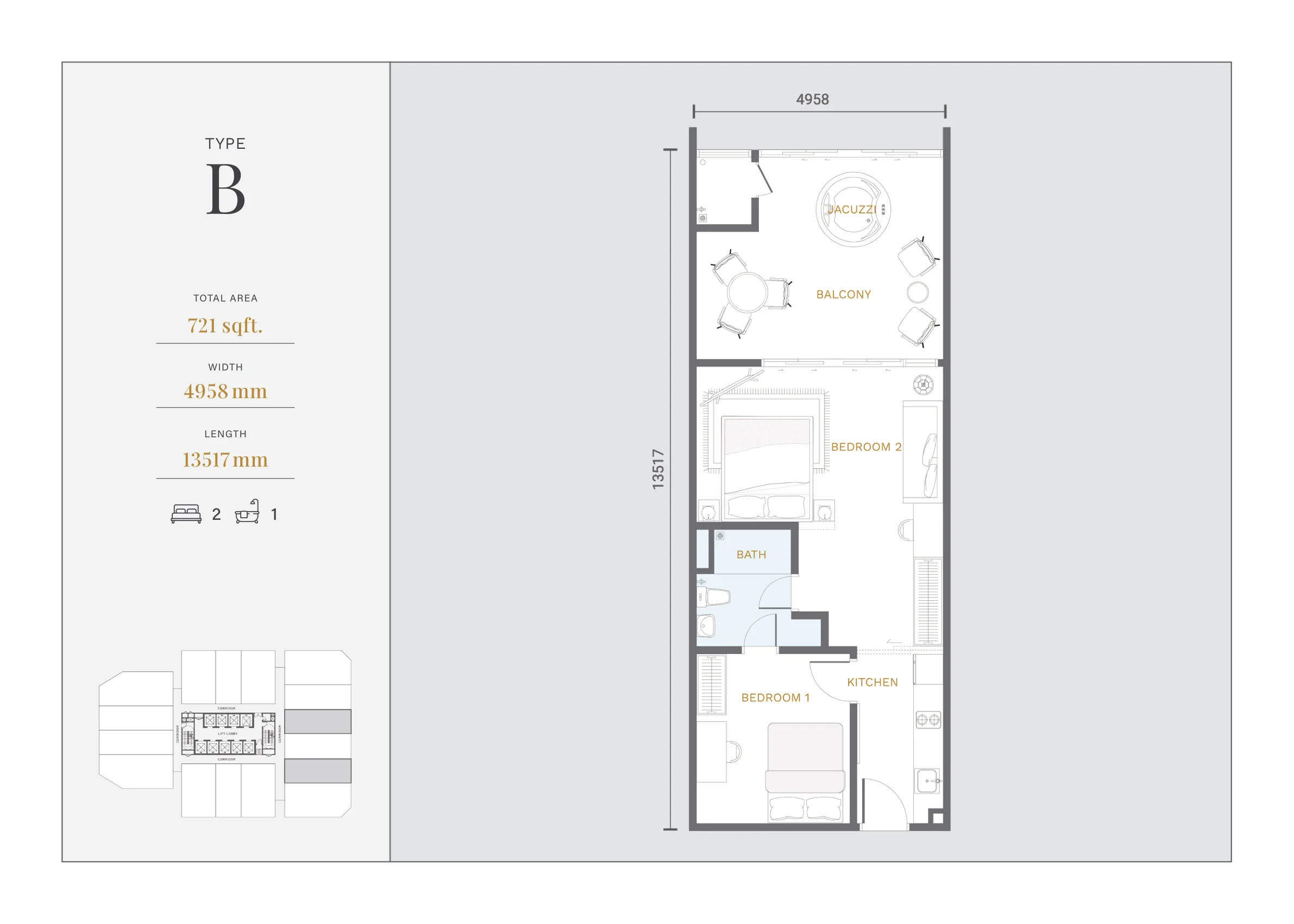 Armani Lofthill floor plan 5