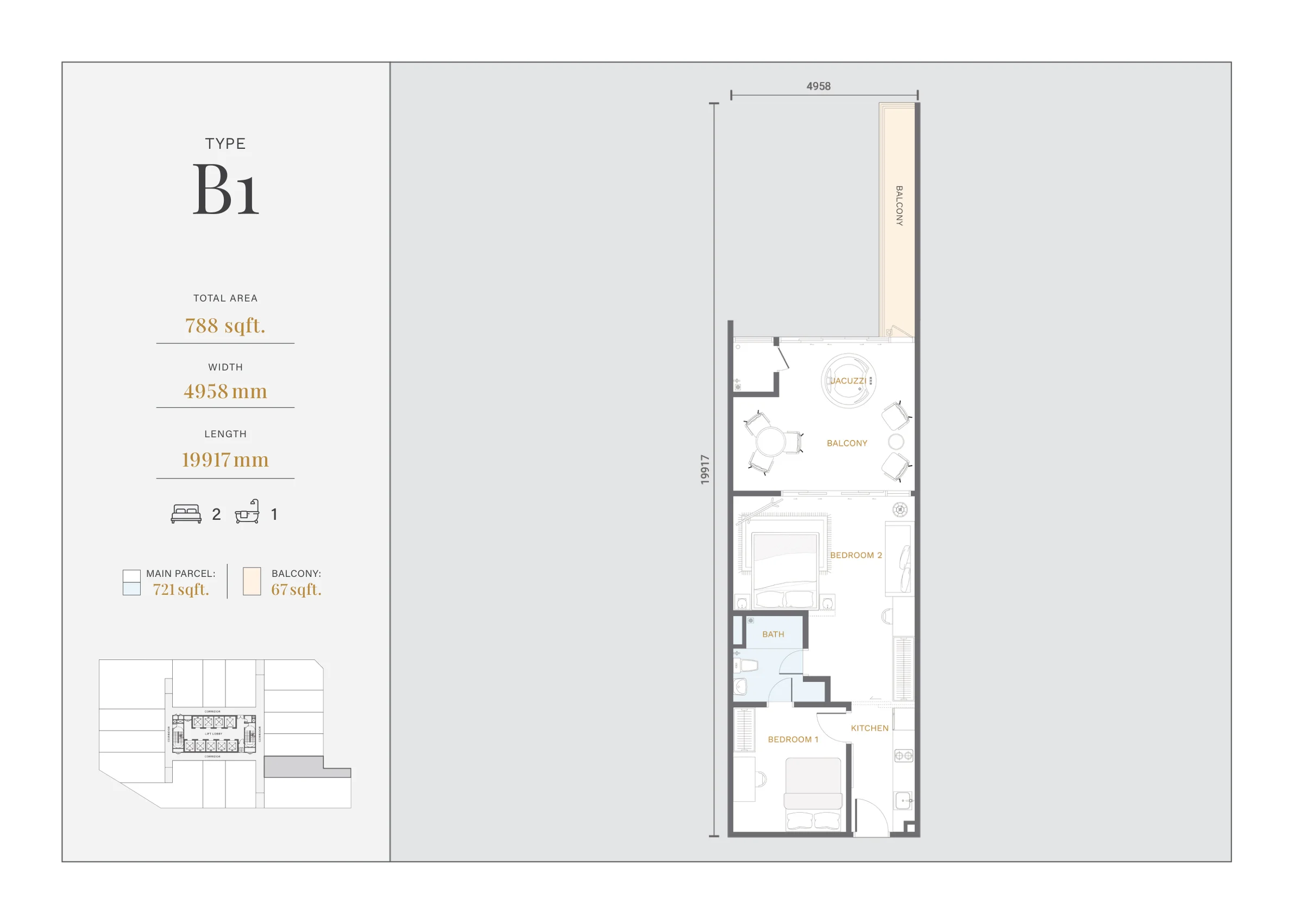 Armani Lofthill floor plan 6