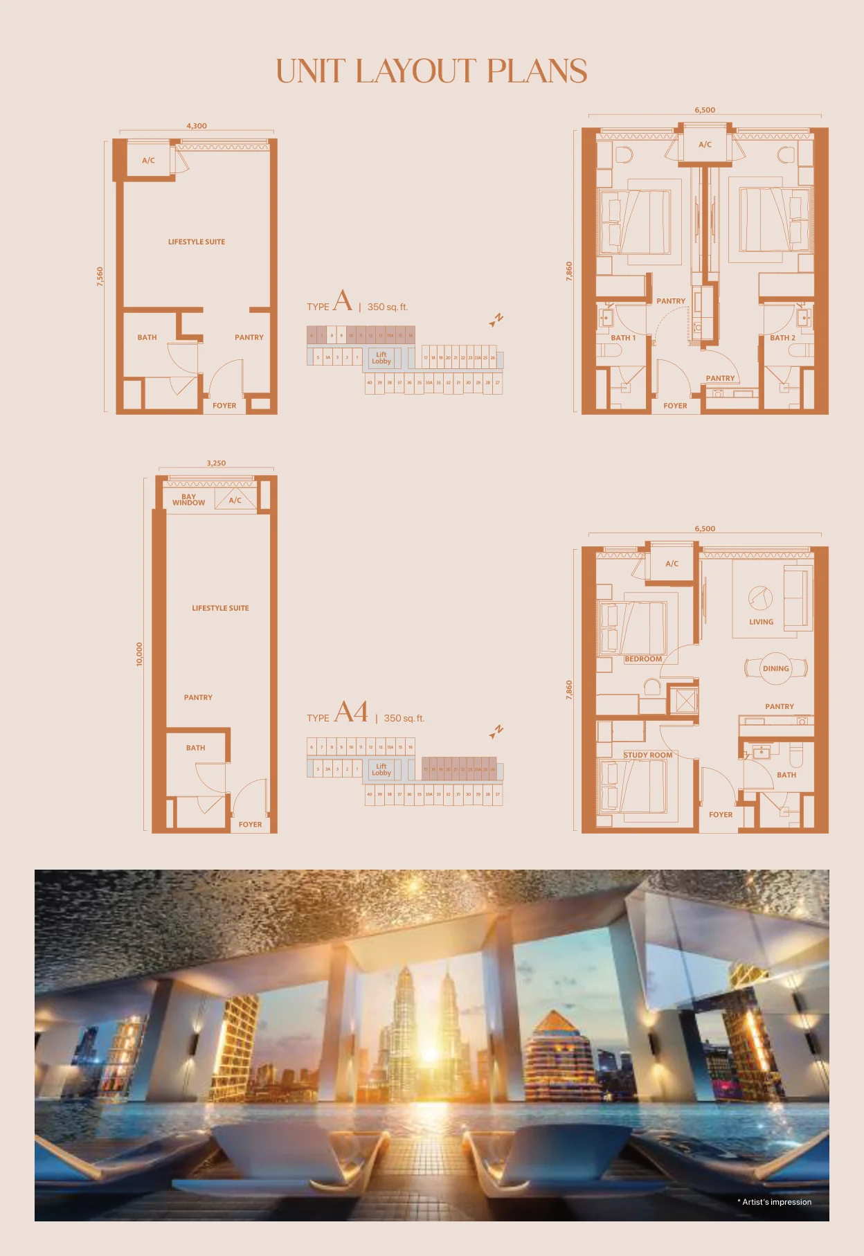 Dawn KLCC floor plan 1