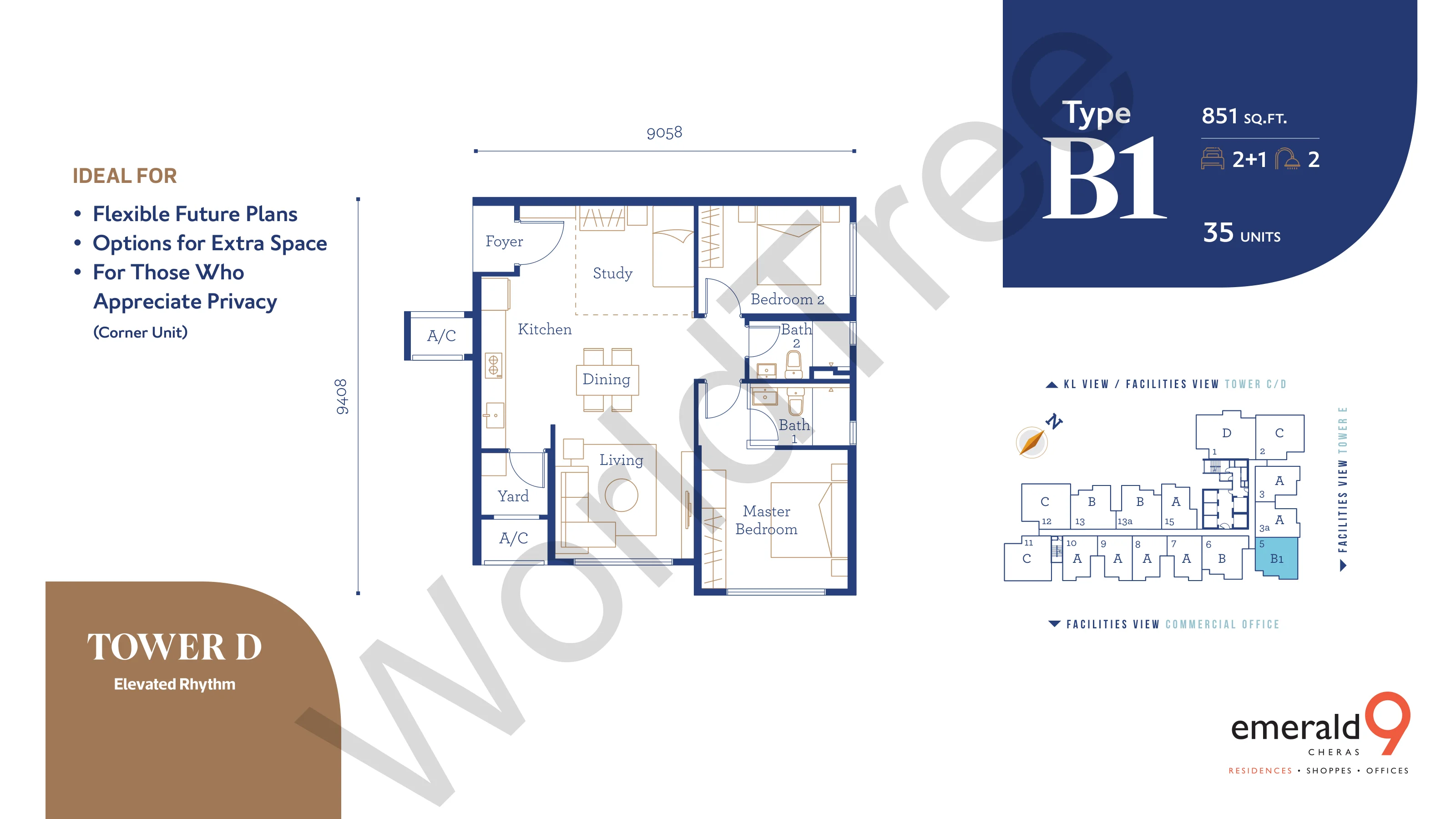 Emerald 9 @ Cheras floor plan 4