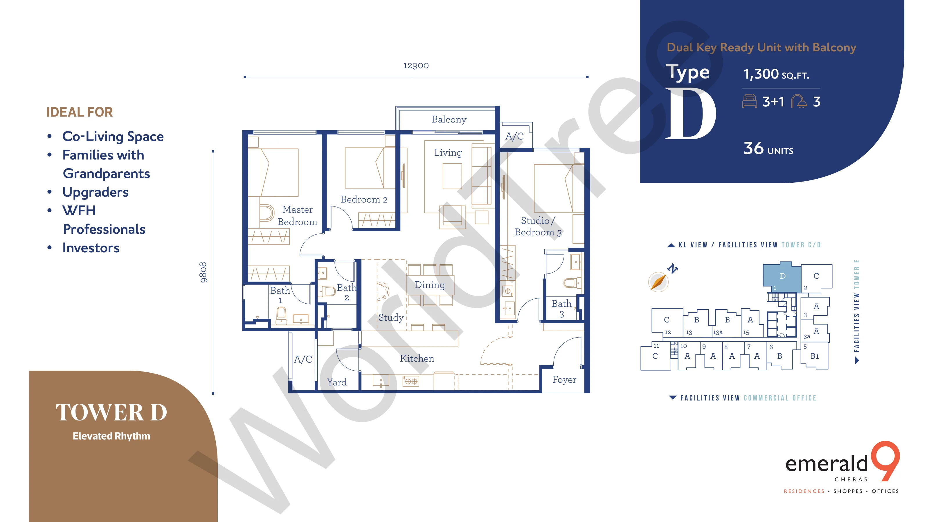 Emerald 9 @ Cheras floor plan 6