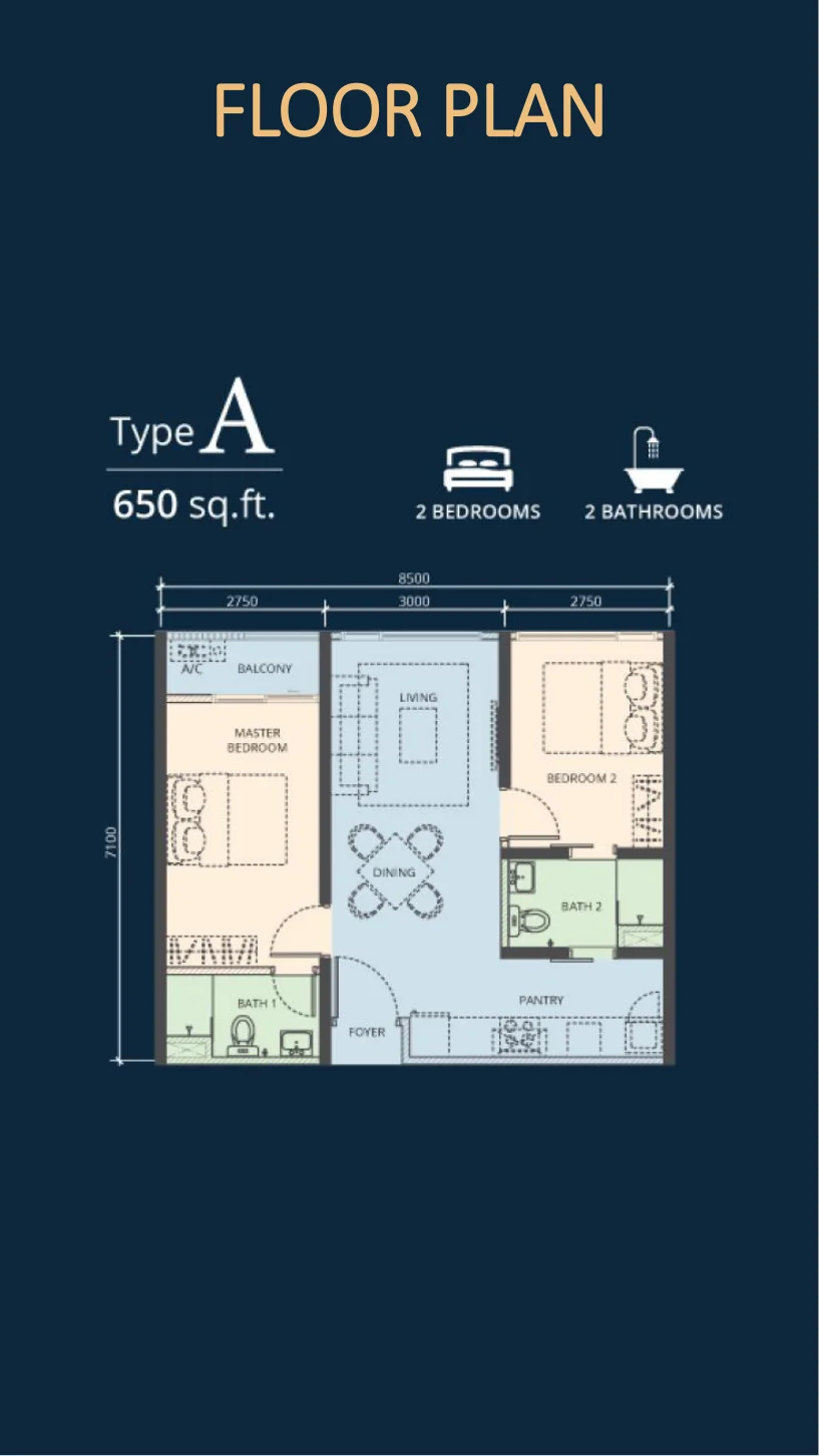 KL48 Residences floor plan 1