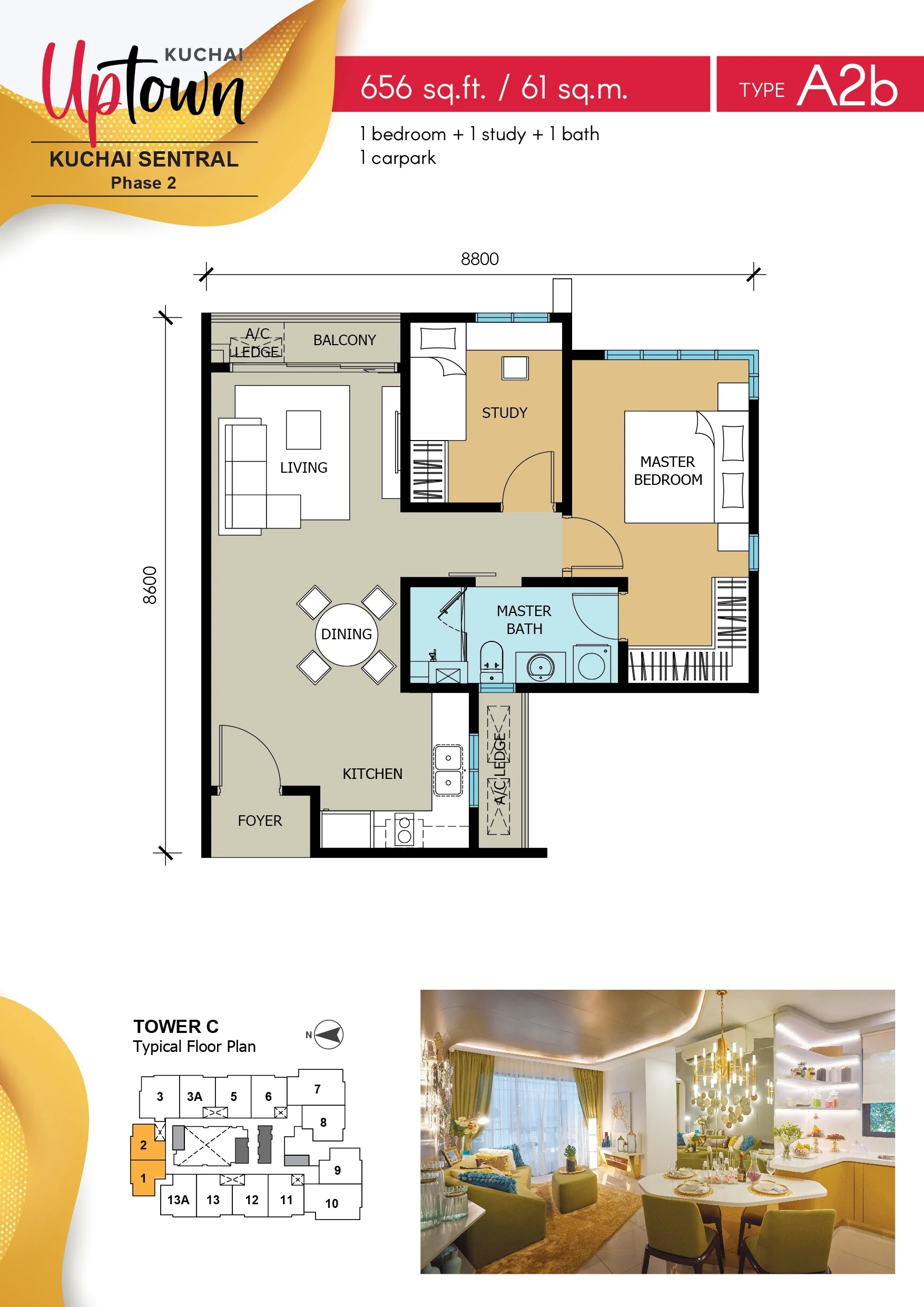 Kuchai Uptown floor plan 2