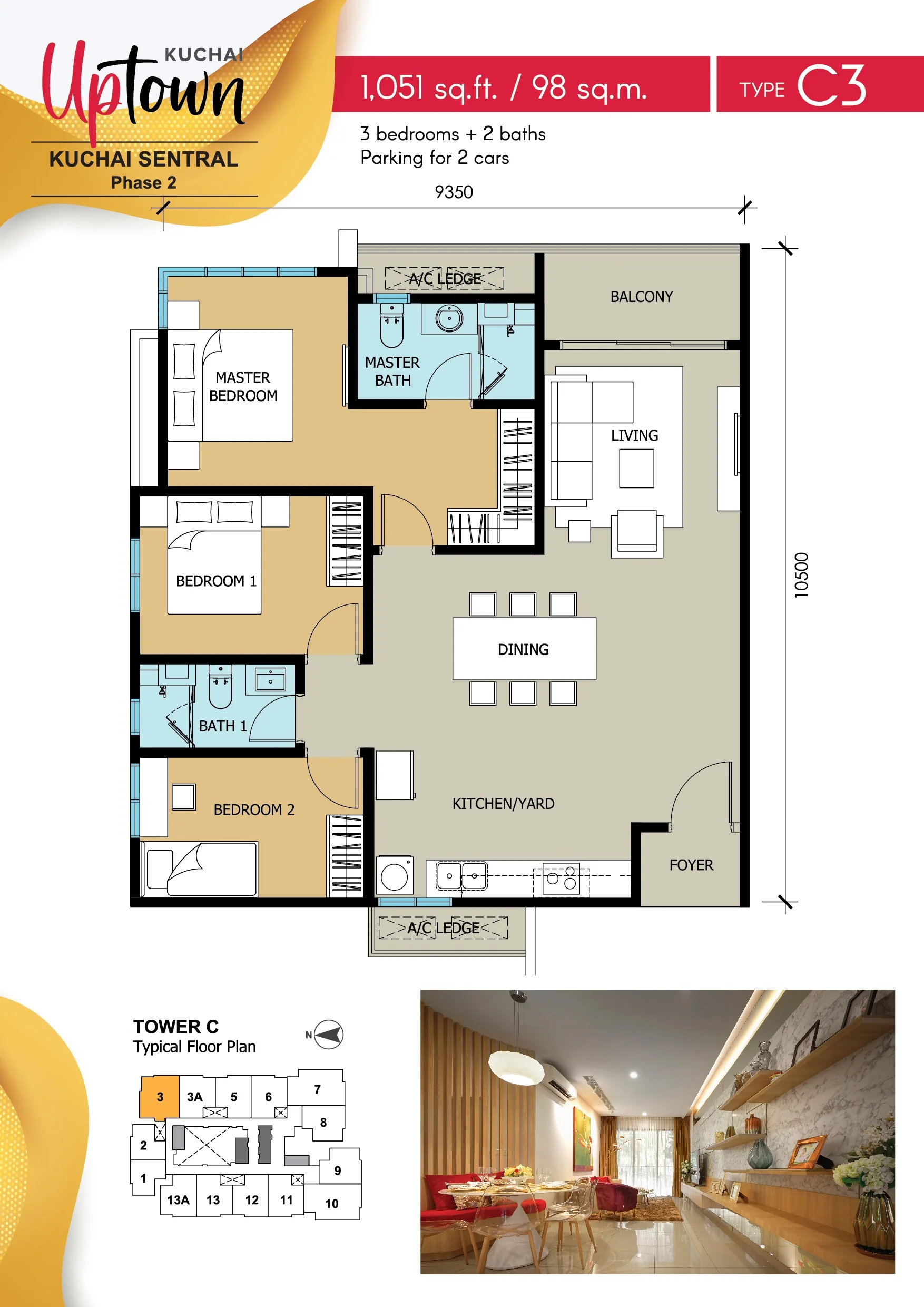 Kuchai Uptown floor plan 4