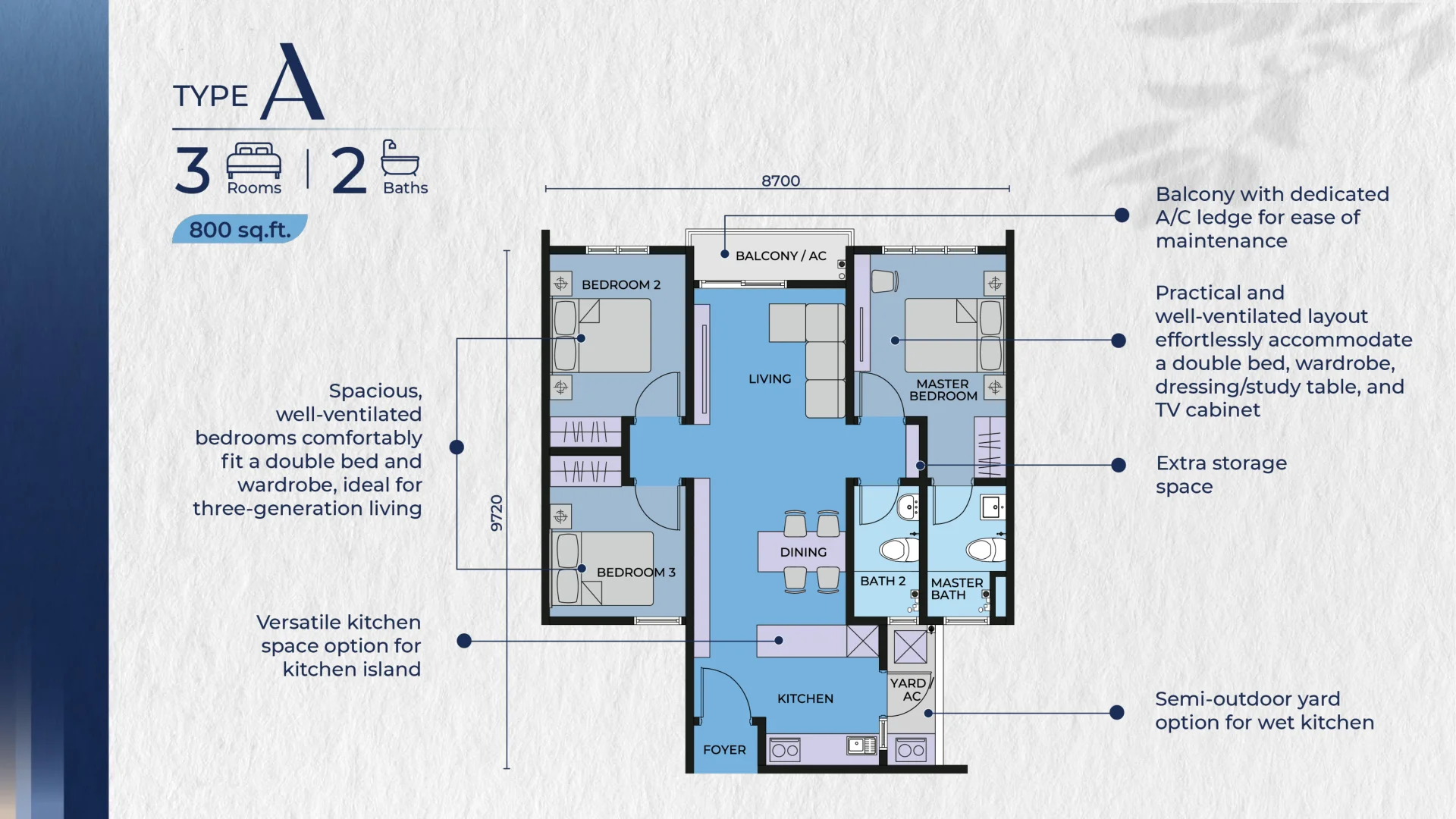 M Aria floor plan 2
