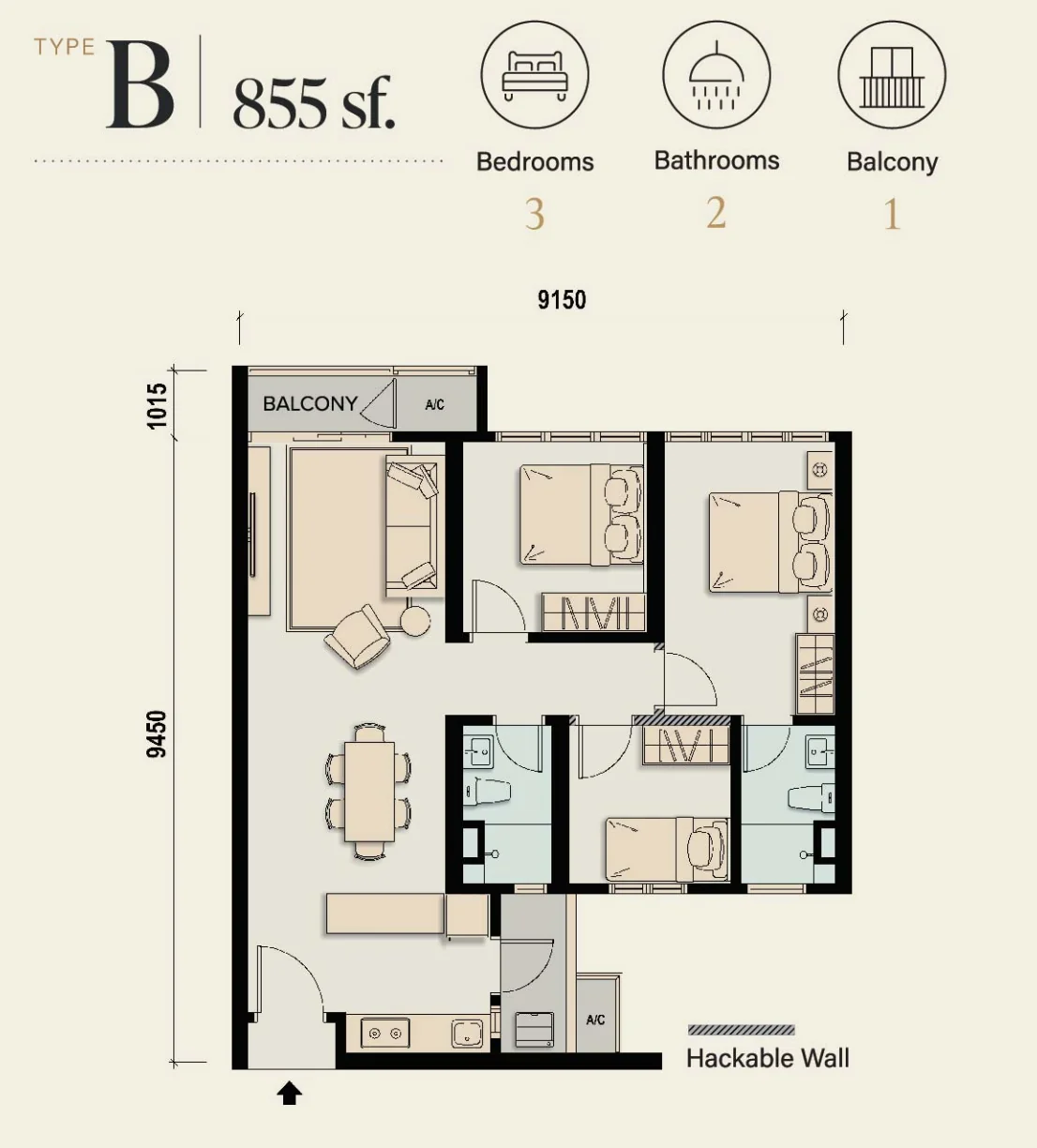 M Aspira floor plan 2