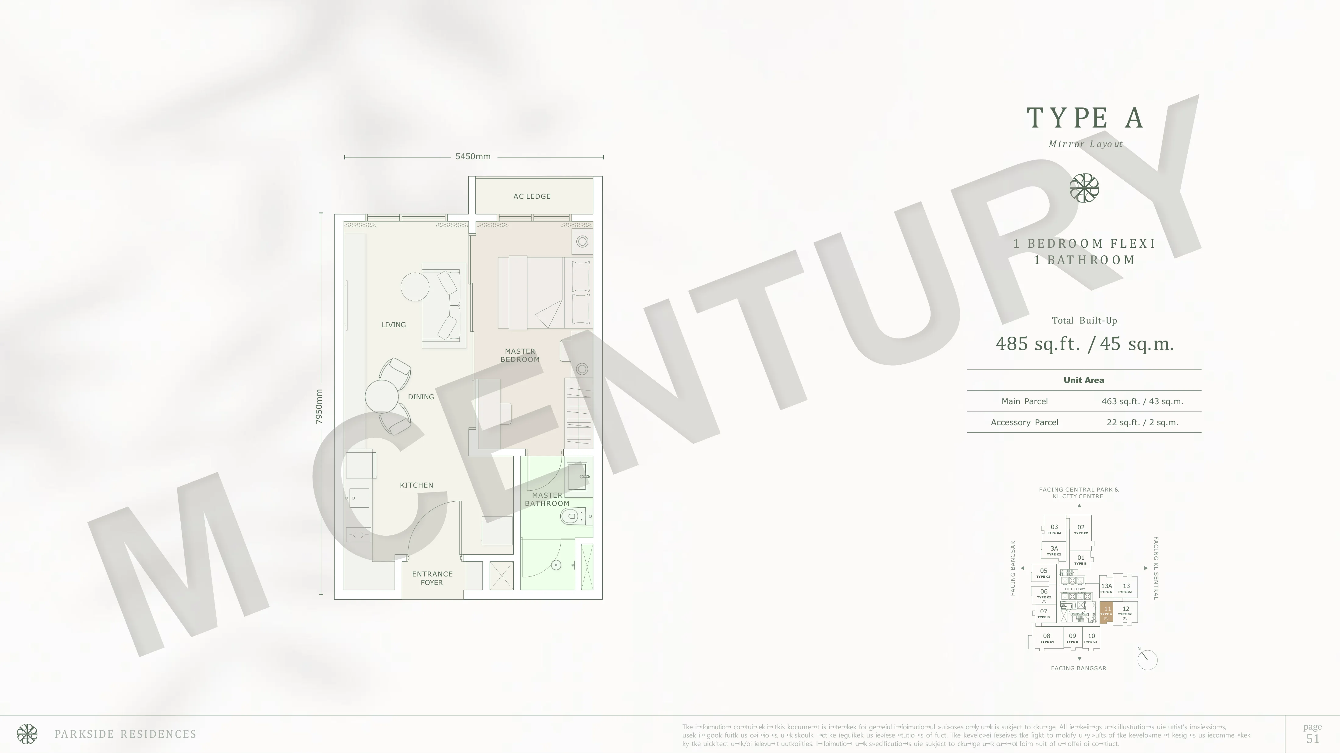Parkside Residences floor plan 2