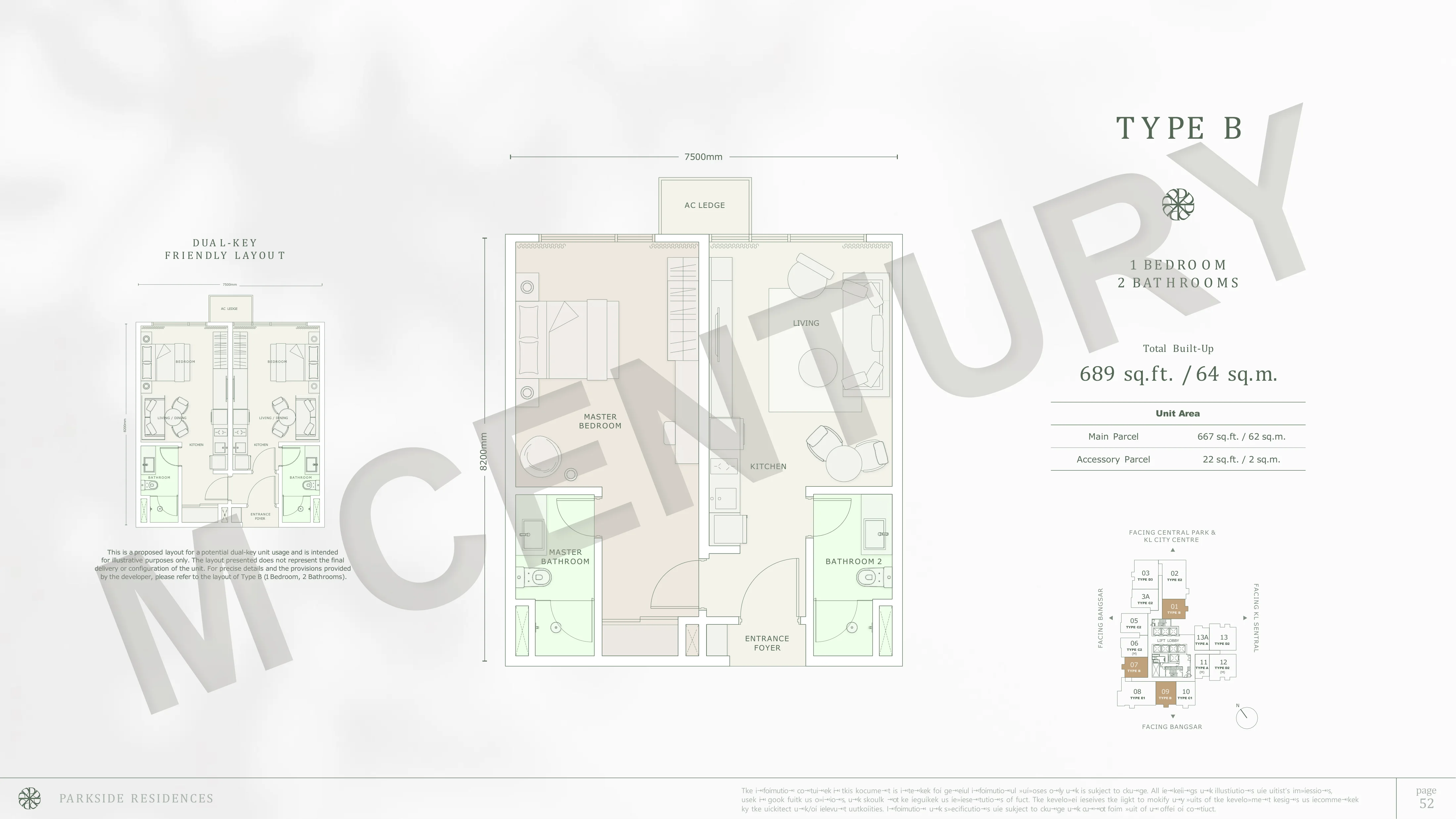 Parkside Residences floor plan 3