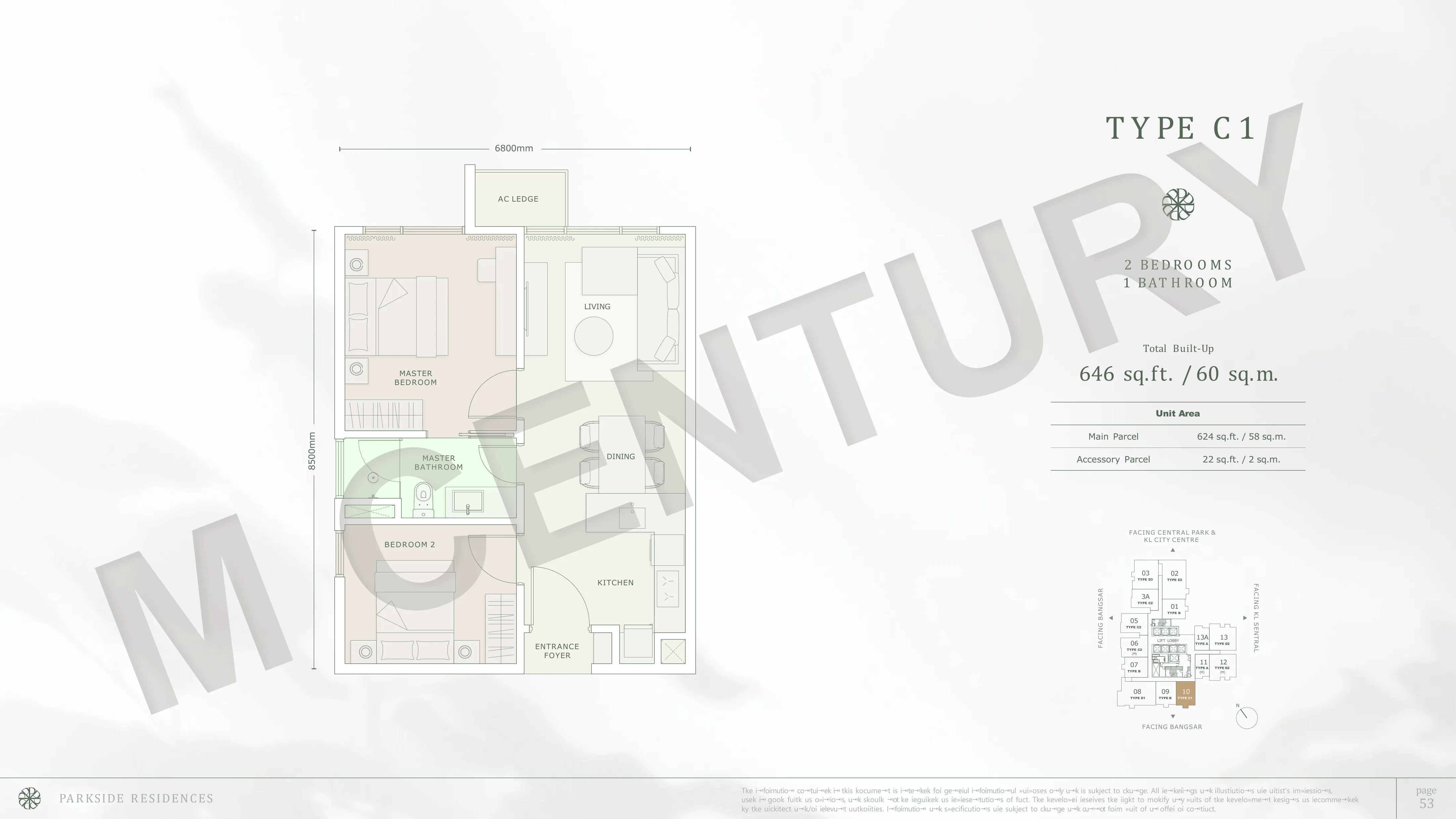 Parkside Residences floor plan 4