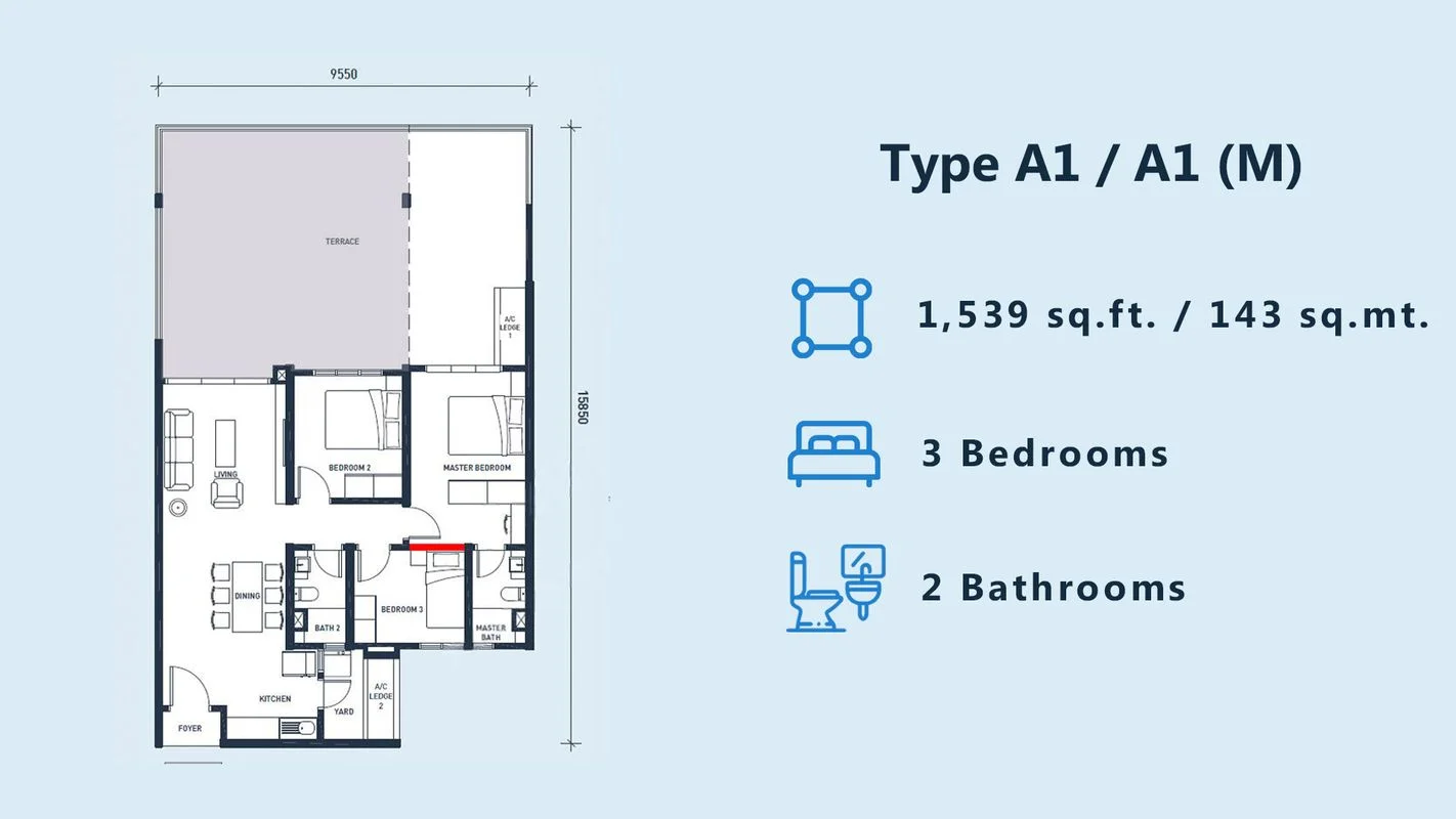 PSV2 Residences floor plan 1