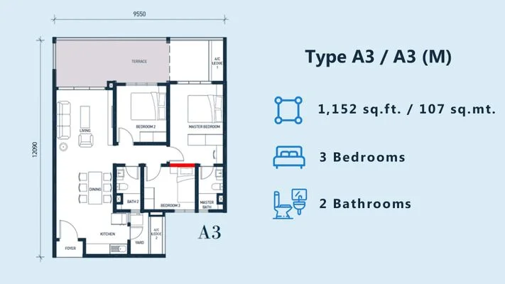 PSV2 Residences floor plan 3