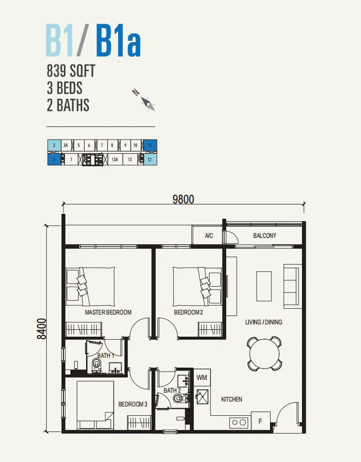 VOX Residence floor plan 2